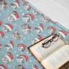 Ambesonne Christmas Throw Blanket, Traditional Xmas Pinecone and Leaves Ornate on Plaid Background Print, Flannel Fleece Accent Piece Soft Couch Cover for Adults, 50″ x 60″, Cocoa Brown Sage Green(Slate Blue Ecru and Vermilion)