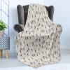 Ambesonne Christmas Throw Blanket, Traditional Xmas Pinecone and Leaves Ornate on Plaid Background Print, Flannel Fleece Accent Piece Soft Couch Cover for Adults, 50″ x 60″, Cocoa Brown Sage Green(Eggshell Teal and Mustard)