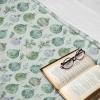 Ambesonne Christmas Throw Blanket, Traditional Xmas Pinecone and Leaves Ornate on Plaid Background Print, Flannel Fleece Accent Piece Soft Couch Cover for Adults, 50″ x 60″, Cocoa Brown Sage Green(Pale Mint Green and White)