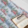 Ambesonne Christmas Throw Blanket, Traditional Xmas Pinecone and Leaves Ornate on Plaid Background Print, Flannel Fleece Accent Piece Soft Couch Cover for Adults, 50″ x 60″, Cocoa Brown Sage Green(Blue Grey Green Vermilion)