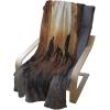 Ambesonne Christmas Throw Blanket, Xmas Eve Starry Night in Snowy Town with Starry Sky Reindeer and Moon, Flannel Fleece Accent Piece Soft Couch Cover for Adults, 70″ x 90″, Cocoa Dark Slate Blue(Orange Black)