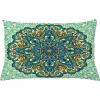 Ambesonne Christmas Throw Pillow Cushion Cover, Featured Xmas Baubles with Ribbon Holiday Wish Artwork Image Illustration, Decorative Square Accent Pillow Case, 20″ X 20″, White and Beige(Yellow Turquoise)