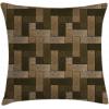 Ambesonne Christmas Throw Pillow Cushion Cover, Featured Xmas Baubles with Ribbon Holiday Wish Artwork Image Illustration, Decorative Square Accent Pillow Case, 20″ X 20″, White and Beige(Beige Pale Brown)