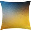 Ambesonne Christmas Throw Pillow Cushion Cover, Featured Xmas Baubles with Ribbon Holiday Wish Artwork Image Illustration, Decorative Square Accent Pillow Case, 20″ X 20″, White and Beige(Slate Blue Marigold)