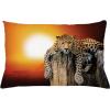 Ambesonne Christmas Throw Pillow Cushion Cover, Featured Xmas Baubles with Ribbon Holiday Wish Artwork Image Illustration, Decorative Square Accent Pillow Case, 20″ X 20″, White and Beige(Burnt Orange)