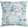Ambesonne Christmas Throw Pillow Cushion Cover, Featured Xmas Baubles with Ribbon Holiday Wish Artwork Image Illustration, Decorative Square Accent Pillow Case, 20″ X 20″, White and Beige(Violet Blue Turquoise)