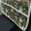 Ambesonne Christmas Washing Machine Organizer, Vivid of Joyous Holiday Celebration Jumping Dancing Cheery Cartoon for Yule, Anti-slip Fabric Cover for Washers and Dryers, 47″ x 18.5″, Multicolor(Multicolor)