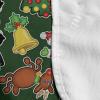 Ambesonne Christmas Washing Machine Organizer, Vivid of Joyous Holiday Celebration Jumping Dancing Cheery Cartoon for Yule, Anti-slip Fabric Cover for Washers and Dryers, 47″ x 18.5″, Multicolor(Multicolor)