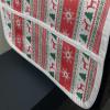 Ambesonne Christmas Washing Machine Organizer, Xmas Santa Claus Tree on Colorful Polka Dot Backdrop Surprise Boxes Artwork, Anti-slip Fabric Cover for Washers and Dryers, 47″ x 18.5″, Green and Red(Vermilion Green White)