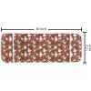 Ambesonne Christmas Washing Machine Organizer, Xmas Santa Claus Tree on Colorful Polka Dot Backdrop Surprise Boxes Artwork, Anti-slip Fabric Cover for Washers and Dryers, 47″ x 18.5″, Green and Red(White Red Green)