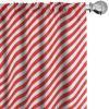 Ambesonne Christmas Window Curtains, Xmas Santa Claus Tree on Colorful Polka Dot Backdrop Gift Boxes Colorful Art, Lightweight Decor 2-Panel Set with Rod Pocket, Pair of – 28″ x 84″, Green Vermilion(Orange and White)