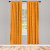 Ambesonne Christmas Window Curtains, Xmas Santa Claus Tree on Colorful Polka Dot Backdrop Gift Boxes Colorful Art, Lightweight Decor 2-Panel Set with Rod Pocket, Pair of – 28″ x 84″, Green Vermilion(Orange)