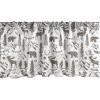 Ambesonne Christmas Window Valance, Tree Branches Spruce Leaves Balls Bells Cones Poinsettia Flowers Mistletoe Berry, Curtain Valance for Kitchen Bedroom Decor with Rod Pocket, 54″ X 18″, Ruby Green(Taupe White)