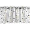 Ambesonne Christmas Window Valance, Tree Branches Spruce Leaves Balls Bells Cones Poinsettia Flowers Mistletoe Berry, Curtain Valance for Kitchen Bedroom Decor with Rod Pocket, 54″ X 18″, Ruby Green(Multi Color)