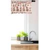 Ambesonne Christmas Window Valance, Tree Branches Spruce Leaves Balls Bells Cones Poinsettia Flowers Mistletoe Berry, Curtain Valance for Kitchen Bedroom Decor with Rod Pocket, 54″ X 18″, Ruby Green(Blush Cinnamon Brown)