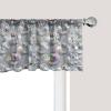 Ambesonne Christmas Window Valance, Tree Branches Spruce Leaves Balls Bells Cones Poinsettia Flowers Mistletoe Berry, Curtain Valance for Kitchen Bedroom Decor with Rod Pocket, 54″ X 18″, Ruby Green(Pale Grey White and Pink)