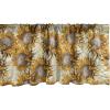 Ambesonne Christmas Window Valance, Tree Branches Spruce Leaves Balls Bells Cones Poinsettia Flowers Mistletoe Berry, Curtain Valance for Kitchen Bedroom Decor with Rod Pocket, 54″ X 18″, Ruby Green(Pale Coffee)
