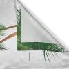 Ambesonne Christmas Window Valance, Tree Branches Spruce Leaves Balls Bells Cones Poinsettia Flowers Mistletoe Berry, Curtain Valance for Kitchen Bedroom Decor with Rod Pocket, 54″ X 18″, Ruby Green(Hunter Green)