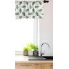 Ambesonne Christmas Window Valance, Tree Branches Spruce Leaves Balls Bells Cones Poinsettia Flowers Mistletoe Berry, Curtain Valance for Kitchen Bedroom Decor with Rod Pocket, 54″ X 18″, Ruby Green(Hunter Green and White)