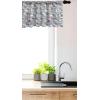 Ambesonne Christmas Window Valance, Tree Branches Spruce Leaves Balls Bells Cones Poinsettia Flowers Mistletoe Berry, Curtain Valance for Kitchen Bedroom Decor with Rod Pocket, 54″ X 18″, Ruby Green(Pale Grey White and Pink)