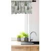 Ambesonne Christmas Window Valance, Tree Branches Spruce Leaves Balls Bells Cones Poinsettia Flowers Mistletoe Berry, Curtain Valance for Kitchen Bedroom Decor with Rod Pocket, 54″ X 18″, Ruby Green(Pale Sage Green and Seafoam)