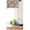 Ambesonne Cinco de Mayo Kitchen Curtains, Mexican Serape Colorful Stripes Vertical Lines Latino Design Illustration, Window Drapes 2 Panel Set for Kitchen Cafe Decor, 55″ x 39″, Red Green(Forest Green and Vermilion)