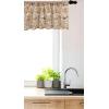 Ambesonne Cinco de Mayo Kitchen Curtains, Mexican Serape Colorful Stripes Vertical Lines Latino Design Illustration, Window Drapes 2 Panel Set for Kitchen Cafe Decor, 55″ x 39″, Red Green(Cinnamon and Beige)