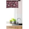 Ambesonne Cinco de Mayo Kitchen Curtains, Mexican Serape Colorful Stripes Vertical Lines Latino Design Illustration, Window Drapes 2 Panel Set for Kitchen Cafe Decor, 55″ x 39″, Red Green(Burgundy White)