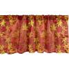 Ambesonne Cinco de Mayo Kitchen Curtains, Mexican Serape Colorful Stripes Vertical Lines Latino Design Illustration, Window Drapes 2 Panel Set for Kitchen Cafe Decor, 55″ x 39″, Red Green(Burnt Orange)