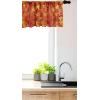 Ambesonne Cinco de Mayo Kitchen Curtains, Mexican Serape Colorful Stripes Vertical Lines Latino Design Illustration, Window Drapes 2 Panel Set for Kitchen Cafe Decor, 55″ x 39″, Red Green(Burnt Orange)