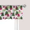 Ambesonne Cinco de Mayo Kitchen Curtains, Mexican Serape Colorful Stripes Vertical Lines Latino Design Illustration, Window Drapes 2 Panel Set for Kitchen Cafe Decor, 55″ x 39″, Red Green(Green White)