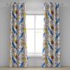 Ambesonne Delicate Roses Grommet Curtain, Retro Themed Garden Scene Flowers Vintage with Neutral Colors, Decorative 2-Panel Window Drapes for Bedroom Living Room, 50″ x 84″, Pale Peach Pale Grey Dust(Dark Lavender Mustard Tan)