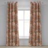 Ambesonne Delicate Roses Grommet Curtain, Retro Themed Garden Scene Flowers Vintage with Neutral Colors, Decorative 2-Panel Window Drapes for Bedroom Living Room, 50″ x 84″, Pale Peach Pale Grey Dust(Apricot Pale Peach Blush)