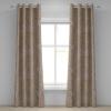 Ambesonne Delicate Roses Grommet Curtain, Retro Themed Garden Scene Flowers Vintage with Neutral Colors, Decorative 2-Panel Window Drapes for Bedroom Living Room, 50″ x 84″, Pale Peach Pale Grey Dust(Pale Lilac Khaki Cream)