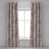 Ambesonne Delicate Roses Grommet Curtain, Retro Themed Garden Scene Flowers Vintage with Neutral Colors, Decorative 2-Panel Window Drapes for Bedroom Living Room, 50″ x 84″, Pale Peach Pale Grey Dust(Pale Rose Dark Mauve)