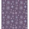 Ambesonne Eggplant Duvet Cover Set, Christmas Inspired Flowers Snowflakes and Swirls in a Violet Delicate Environment, Decorative 3 Piece Bedding Set with 2 Pillow Shams, King Size, Violet