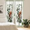 Ambesonne Geometric Window Curtains, Cultures Motif Traditional Teardrop Pattern Vintage Palette, Lightweight Decor 2-Panel Set with Rod Pocket, Pair of – 28″ x 63″, White Orange(Burnt Orange Laurel Green)