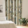 Ambesonne Geometric Window Curtains, Cultures Motif Traditional Teardrop Pattern Vintage Palette, Lightweight Decor 2-Panel Set with Rod Pocket, Pair of – 28″ x 63″, White Orange(Brown Tan and Sea Blue)