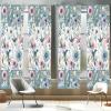 Ambesonne Geometric Window Curtains, Cultures Motif Traditional Teardrop Pattern Vintage Palette, Lightweight Decor 2-Panel Set with Rod Pocket, Pair of – 28″ x 63″, White Orange(Cadet Blue Multicolor)