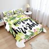 Ambesonne Holiday Flat Sheet, Various Different Snowflakes with Rich Details Christmas Season in Wintertime, Soft Comfortable Top Sheet Decorative Bedding 1 Piece, Queen Size, White and Vermilion(Black Green White)