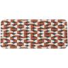 Ambesonne Island Computer Mouse Pad, White Coral Sand Seven Mile Beach in Grand Cayman Island Art Print, Rectangle Non-Slip Rubber Mousepad Large, 31″ x 12″ Gaming Size, Sky Blue and Brown Black(Seal Brown Cinnamon)