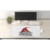 Ambesonne Island Computer Mouse Pad, White Coral Sand Seven Mile Beach in Grand Cayman Island Art Print, Rectangle Non-Slip Rubber Mousepad Large, 31″ x 12″ Gaming Size, Sky Blue and Brown Black(Grey Ruby)