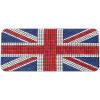 Ambesonne Island Computer Mouse Pad, White Coral Sand Seven Mile Beach in Grand Cayman Island Art Print, Rectangle Non-Slip Rubber Mousepad Large, 31″ x 12″ Gaming Size, Sky Blue and Brown Black(Royal Blue Red White)