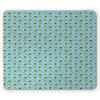Ambesonne Island Computer Mouse Pad, White Coral Sand Seven Mile Beach in Grand Cayman Island Art Print, Rectangle Non-Slip Rubber Mousepad Large, 31″ x 12″ Gaming Size, Sky Blue and Brown Black(Sky Blue Mustard)