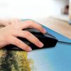 Ambesonne Island Computer Mouse Pad, White Coral Sand Seven Mile Beach in Grand Cayman Island Art Print, Rectangle Non-Slip Rubber Mousepad Large, 31″ x 12″ Gaming Size, Sky Blue and Brown Black(Orange and Brown)