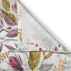 Ambesonne Kitchen Decor Collection, Sunset View on The Beach Shore Waves Surf Modern Home Decor Rocks Boats Sea Scenery, Window Treatments for Kitchen Curtains 2 Panels, 55X39 Inches, Blue Orange(Pink Cream)