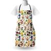 Ambesonne Multicolor Aprons(Beige Green)
