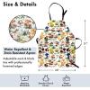 Ambesonne Multicolor Aprons(Beige Green)