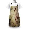 Ambesonne Multicolor Aprons(Beige Red)
