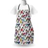 Ambesonne Multicolor Aprons(Black Yellow)